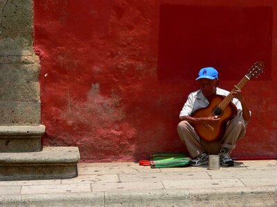 Colorful fiesta instrument photo