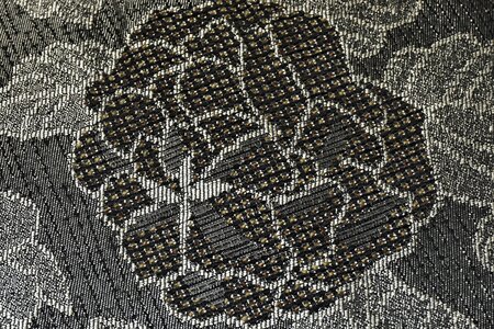 Black silver pattern