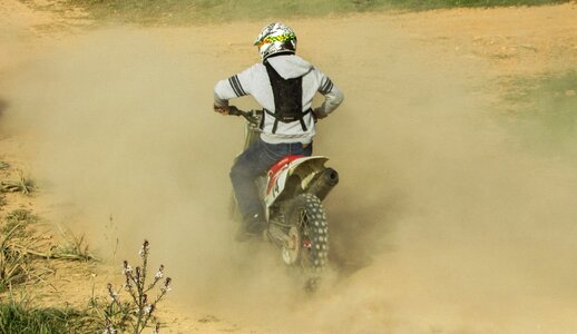 Dirt extreme motorbike photo