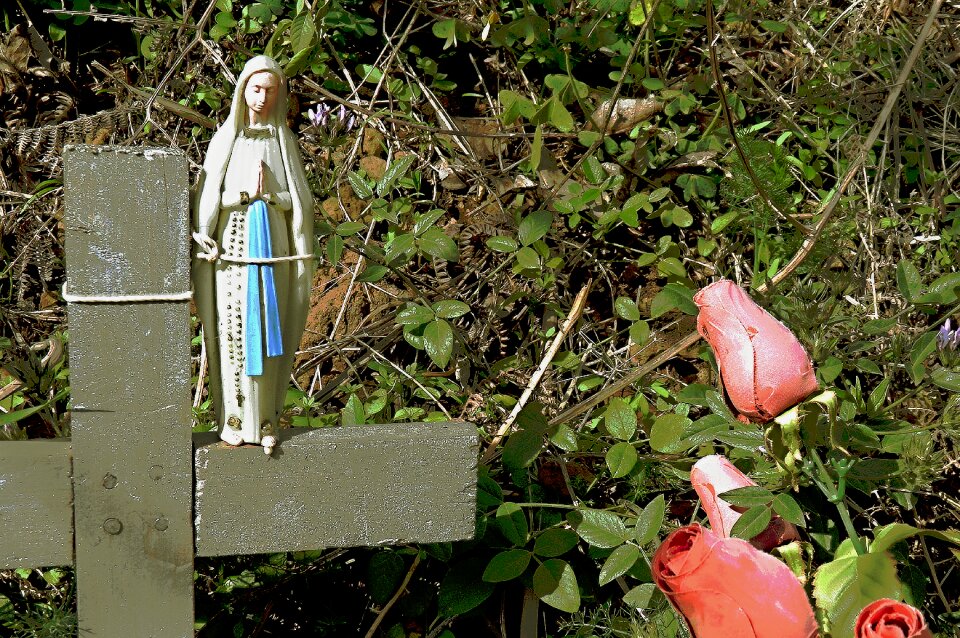 Mother of god virgin mary cross