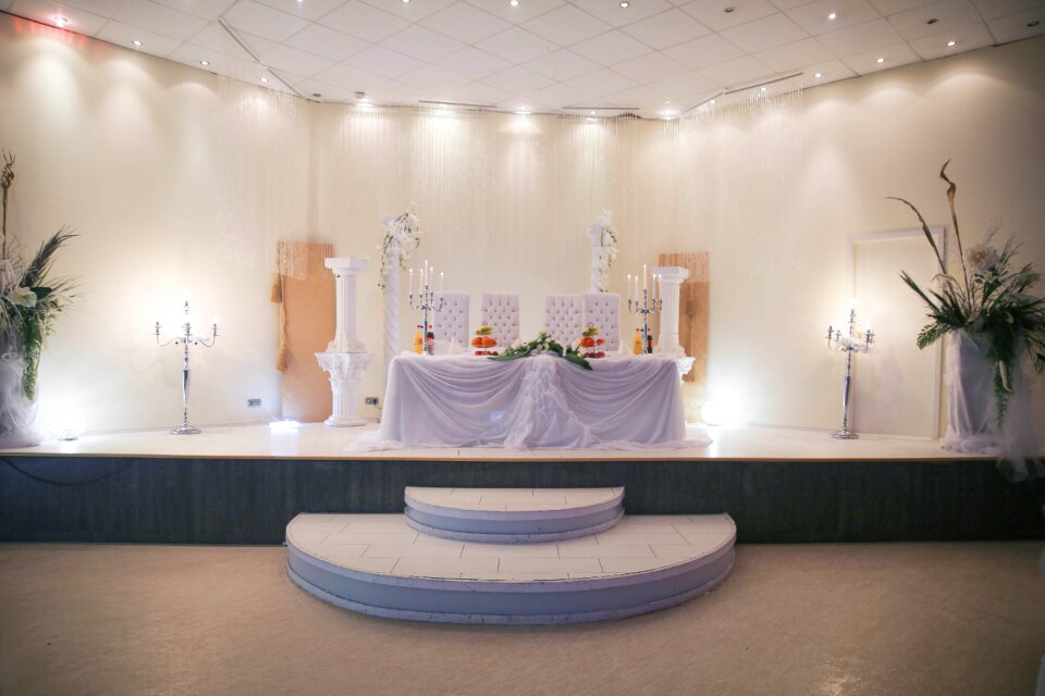 Wedding decoration interior design