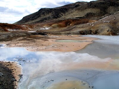 Nature lava sulfur