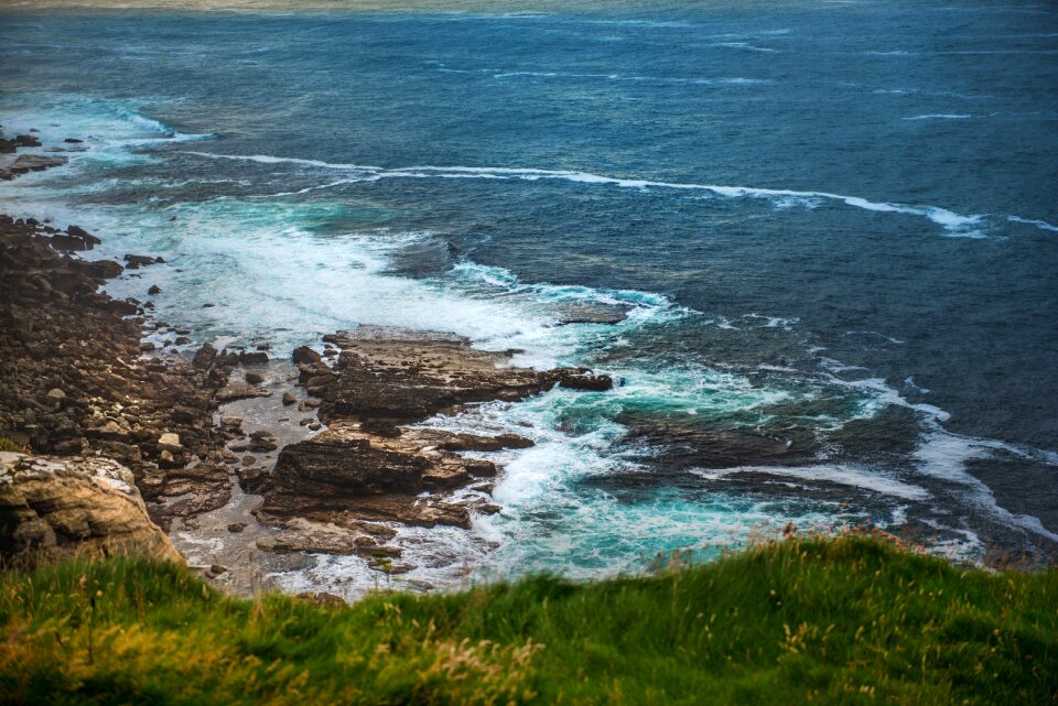 Sky romantic rock cliff