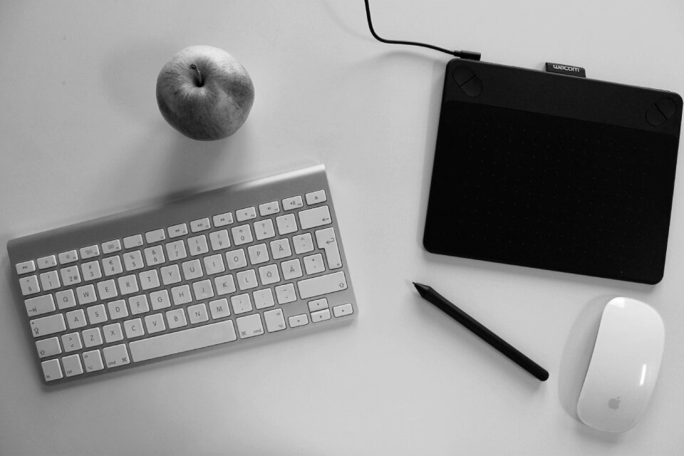 Keyboard pen graphic