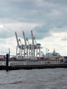 Industry container load crane photo