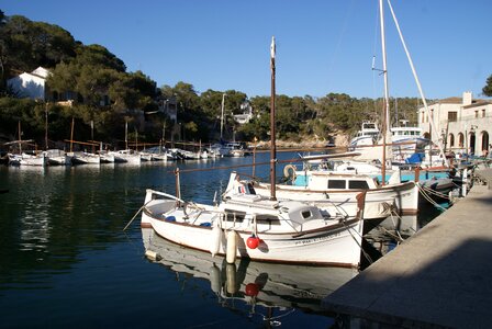 Mediterranean spain boats photo