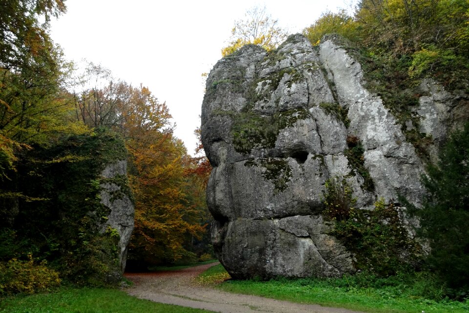 Nature cracow gate rock autumn