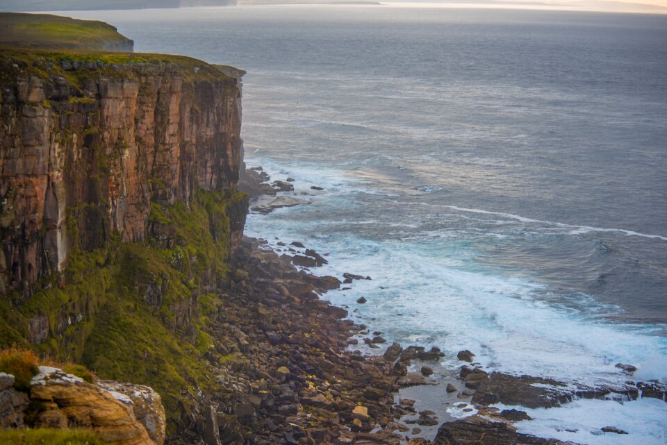 Sky romantic rock cliff