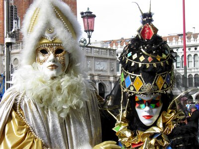 Mask disguise carnival of venice