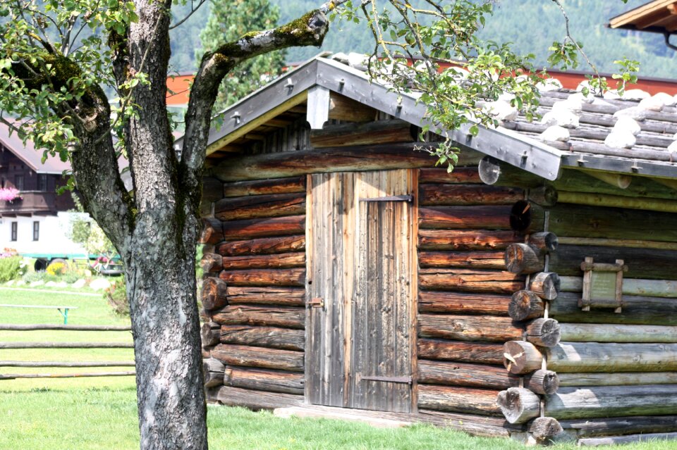 Log cabin village idyll