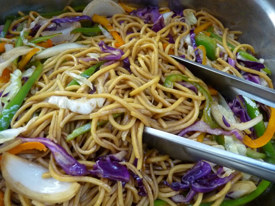Pasta oriental food