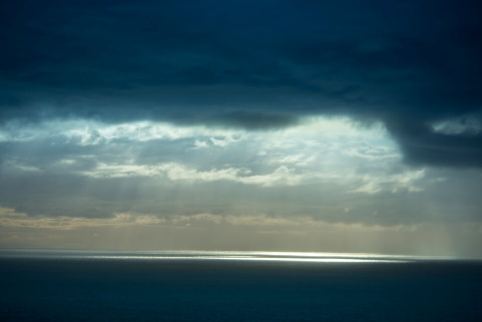 Sky romantic rock cliff