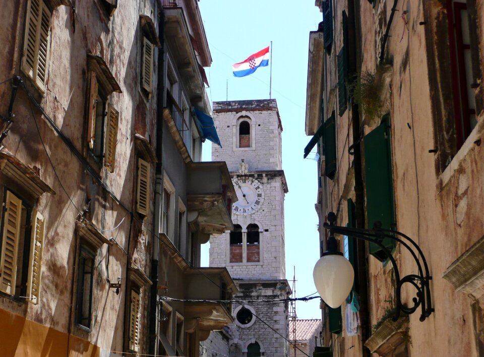 History old town croatian town