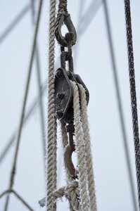 Twisted ropes fixing knitting