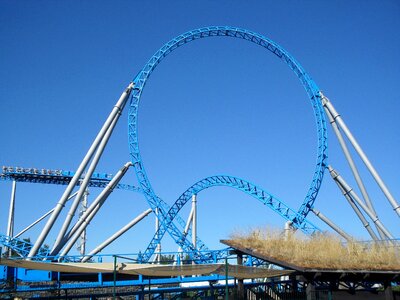 Coaster amusement park manege photo