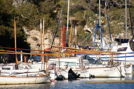 Mediterranean spain boats photo