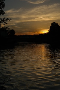 Sky river danube photo