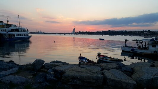 Tuzla sunset landscape