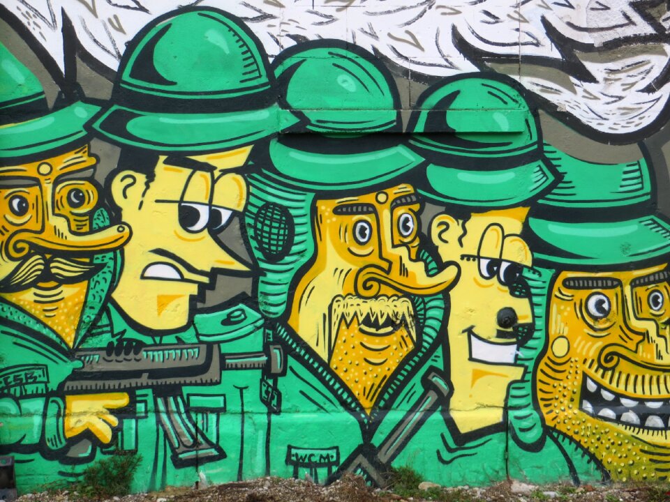 Munich graffiti meatpacking district