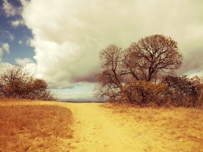 Hiking clouds hills