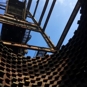Industrial plant ruin industrial heritage
