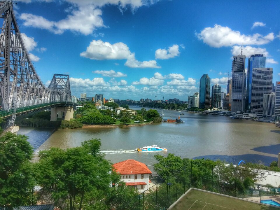 River panorama city