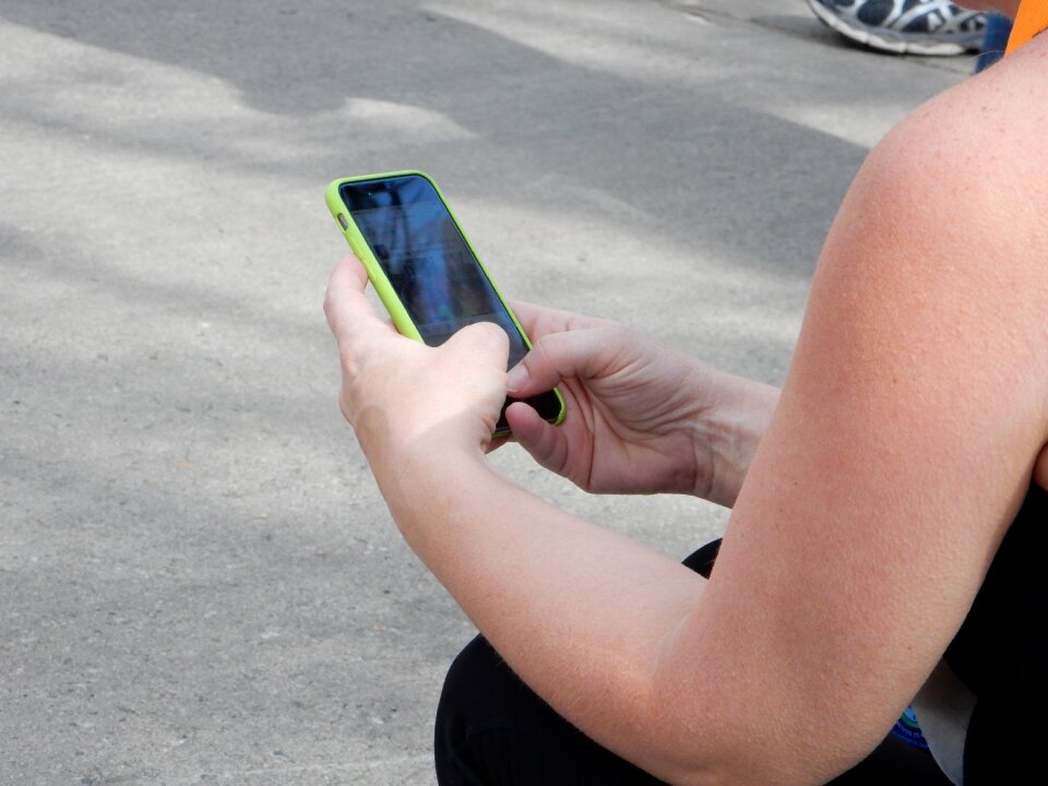Phone smartphone on the phone