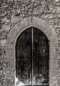 Medieval door architecture