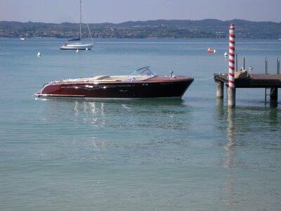 Italy yacht sea bridge photo