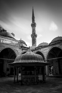 The minarets eminönü light photo