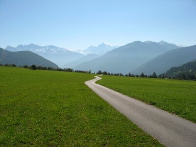Nature panorama mountains