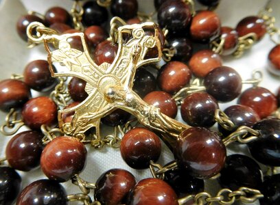 Catholic faith rosary beads