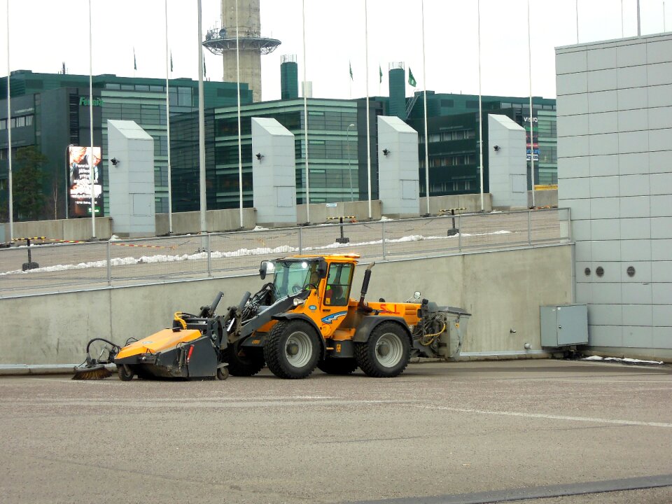 Tractor machine work