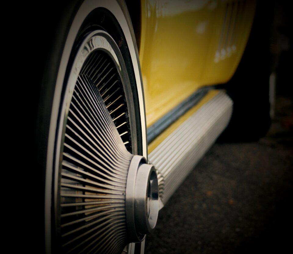 Yellow historically vehicle