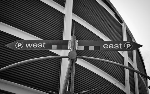 Direction arrow point