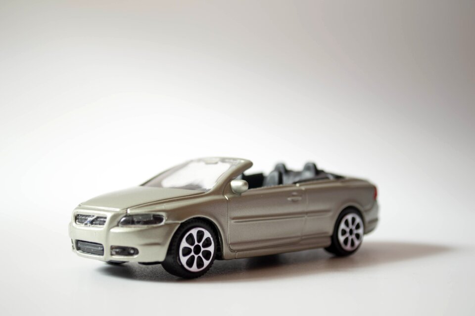 Gray car gray toy car