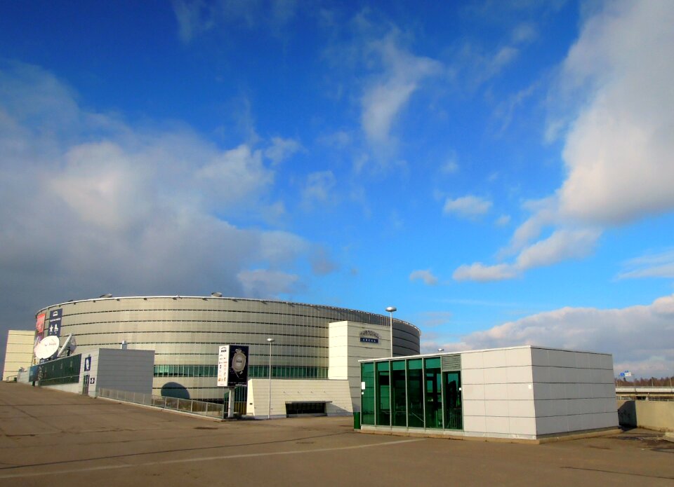 Sky the concert hall ice hockey game