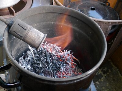 Alchemy calcination burn