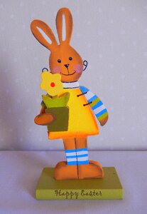 Easter decor happy easter greeting card
