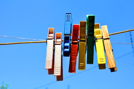 Drying buckle string photo