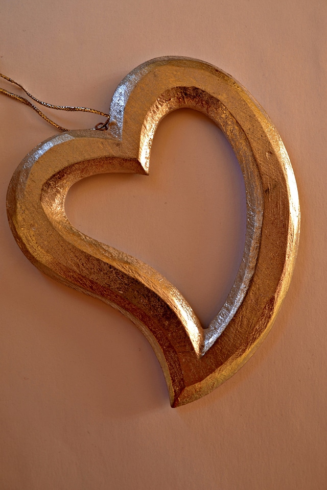 Love ornament shape