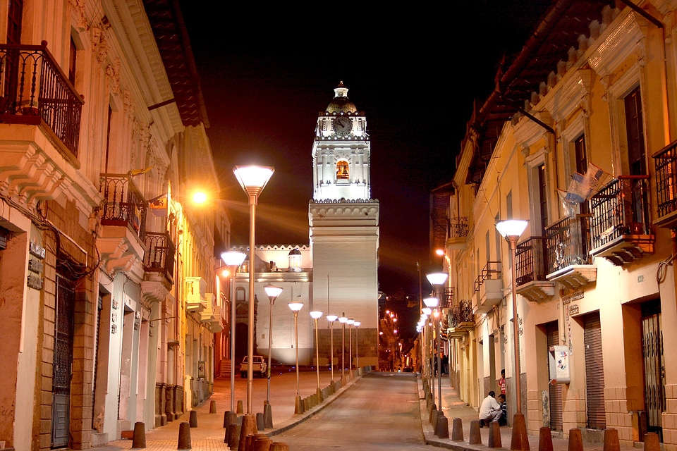 Church the merced historic centre