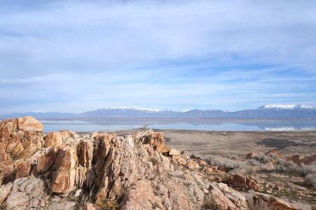 Antelope island utah united states photo