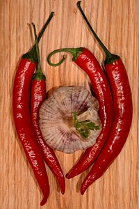 Vegetable food spicy photo