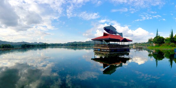 Summer reflection travel