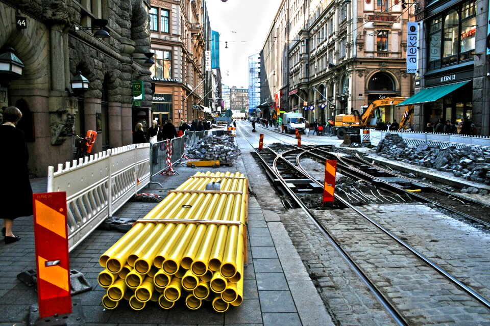 Open opened in a construction zone