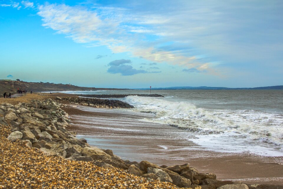 Seascape beach waves