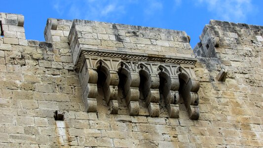 Medieval balcony history photo