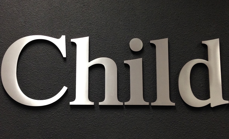 Child design font photo