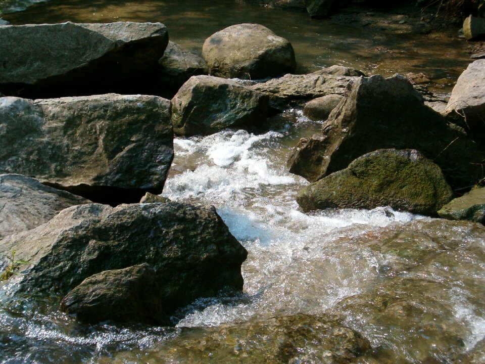 Water nature flowing
